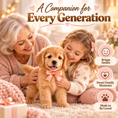 🔥HOT SALE SAVE 49% – Realistic Robot Golden Retriever Puppy
