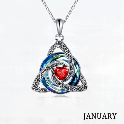 🎁Birthstone Celtic Knot Necklace for Women