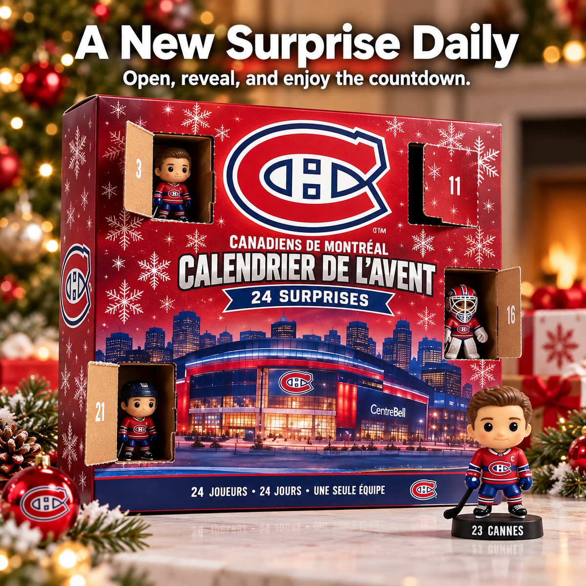 🏒Montreal Canadiens 2026 Christmas Advent Calendar🎄