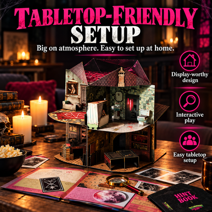 ✨3D Pop-Up Mystery Manor – Immersive Murder Mystery Puzzle Game