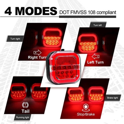 💫🔥HOT SALE 49% OFF🚨 Heavy-Duty LED Trailer Lights – Bright, Reliable & Road Ready