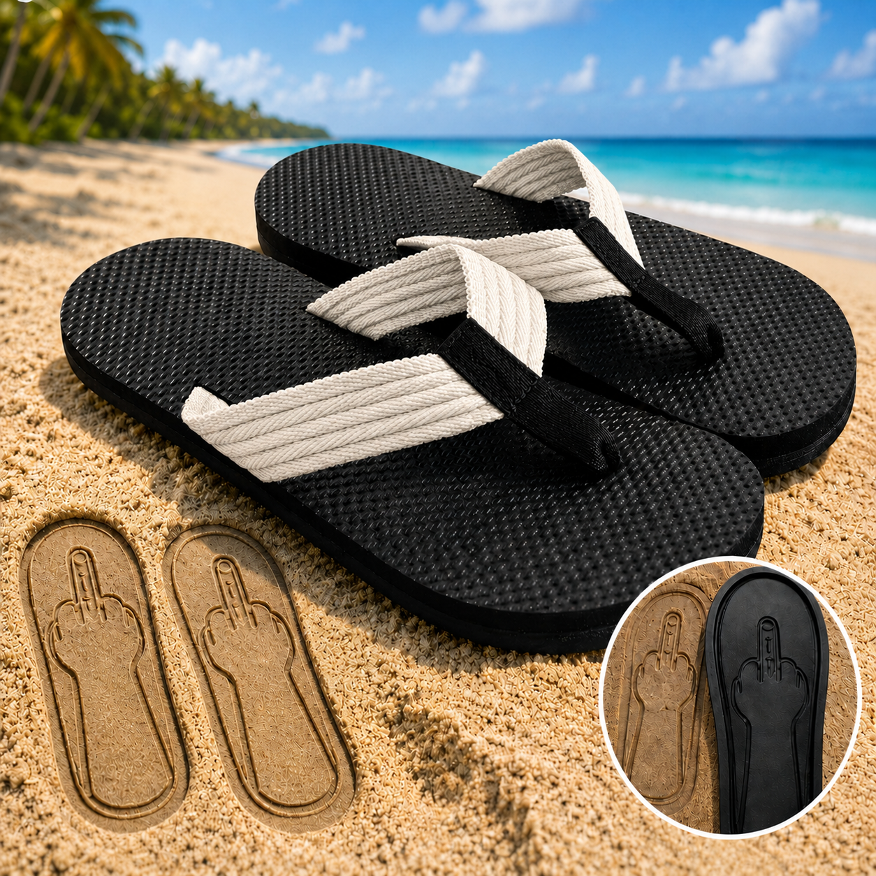 Middle Finger FlipFlops