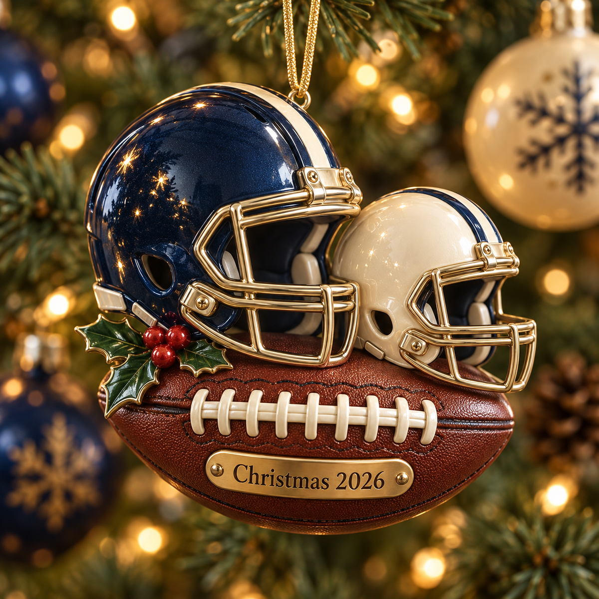 2026 Touchdown Christmas Ornaments – 8 Unique Football Helmet Designs for Football Fans & Holiday Traditions