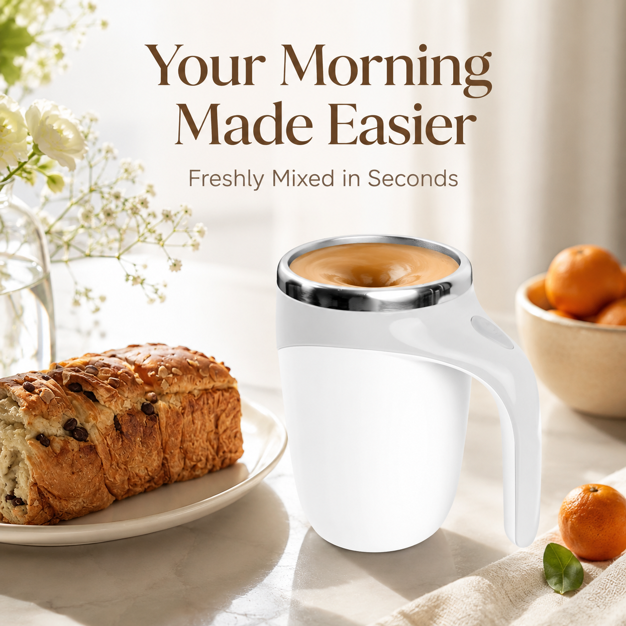 ☕Automatic Magnetic Stirring Coffee Mug