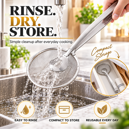 🔥🔥🔥 50% OFF Today 2-in-1 Spider Strainer Tongs for Frying & Draining
