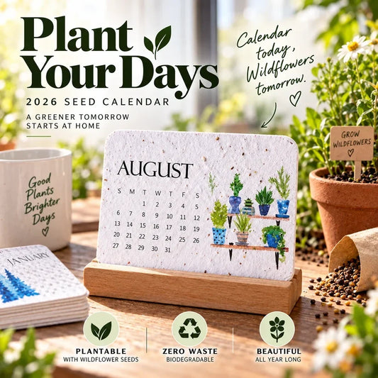 🪴early Holiday Sale 49% Off🌱eco-friendly Plantable “timeless” Seed Calendar 2027