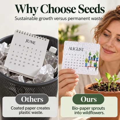 🪴early Holiday Sale 49% Off🌱eco-friendly Plantable “timeless” Seed Calendar 2027