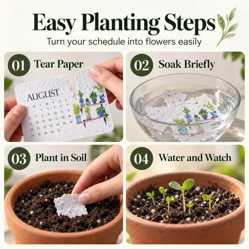 🪴early Holiday Sale 49% Off🌱eco-friendly Plantable “timeless” Seed Calendar 2027