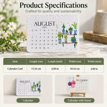 🪴early Holiday Sale 49% Off🌱eco-friendly Plantable “timeless” Seed Calendar 2027