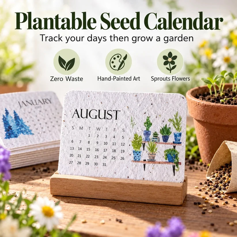 🪴early Holiday Sale 49% Off🌱eco-friendly Plantable “timeless” Seed Calendar 2027