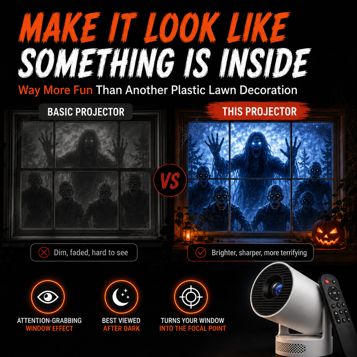 💀 New Halloween window projector