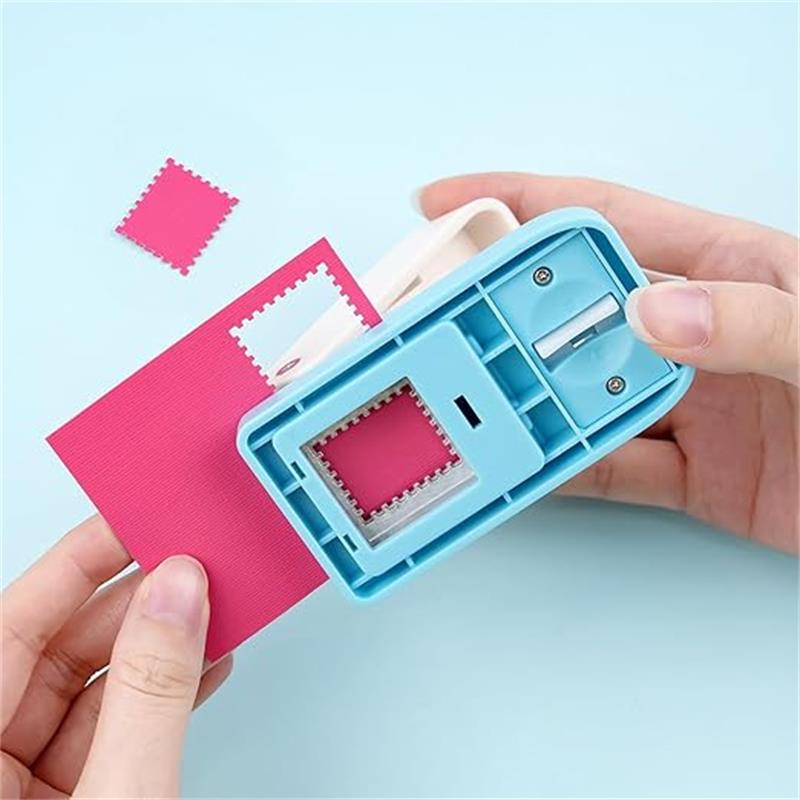 🔥3D Stamp Shape Punch– Ideal for Scrapbooking, Journals, Paper Crafts, DIY Projects & Cardstock