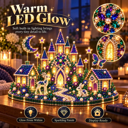 💎DIY 3D Crystal Art Kit with LED Lighting – Sparkling Miniature Scenes to Create Yourself