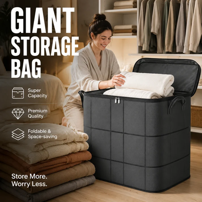 💥70% OFF Factory Clearance –📦Foldable Storage Tote – Waterproof, Dustproof, Big & Portable 🌟