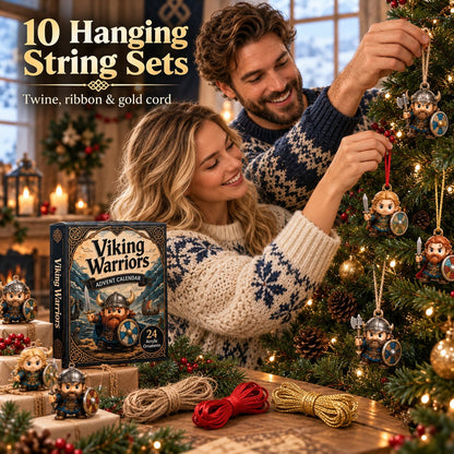 Viking Warriors Advent Calendar 2026 – 24 Acrylic Warrior Ornaments