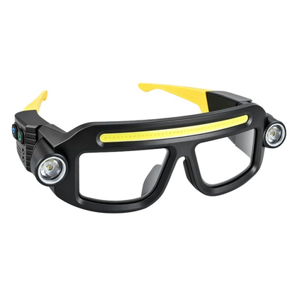 💡Hands-Free LED Work Glasses with Wide Front Beam, Side Lights & Over-Glasses Fit