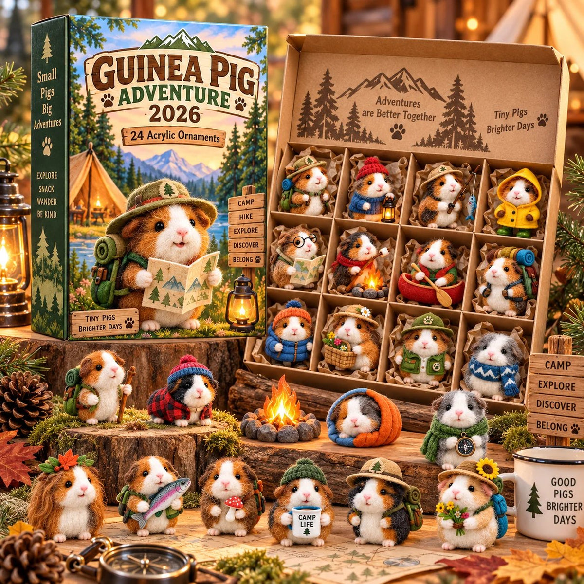 🐹🌲Guinea Pig Christmas Advent Calendar – 24 Days of Mini Surprises 2026