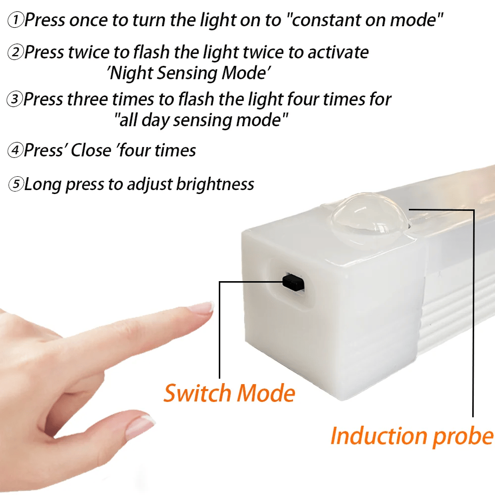 ⚡50% OFF Factory Clearance –💡 Punch-free Smart Sensor Magnetic Rechargeable LED Lights✈Fast Worldwide Shipping