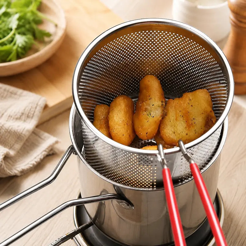 ⚡Stainless Steel Deep Fryer Set