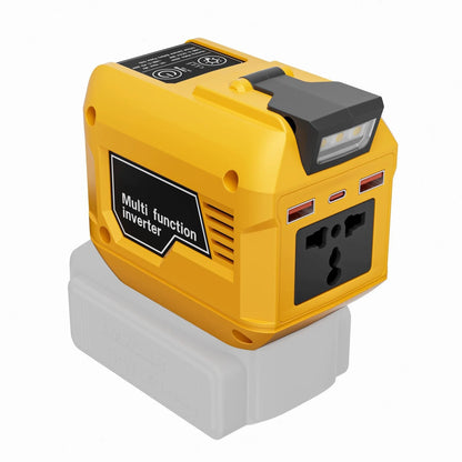 ⚡ 250W Portable Power Inverter – Turn 18V–21V Tool Batteries Into 220V AC Power 🔋