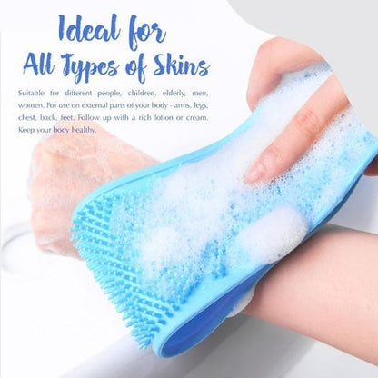 🛁 Silicone Back Scrubber Towel – Reach Every Inch With A Better Shower Clean ✨