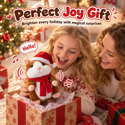 🥳2026 HOT SALE🥳💞50K+ SOLD! 🐹✨ 50% OFF! Talking Hamster Plush – repeats whatever you say, auto head-shaking, hilarious fun for kids & adults. Perfect gift & pet entertainment! 🎁💚