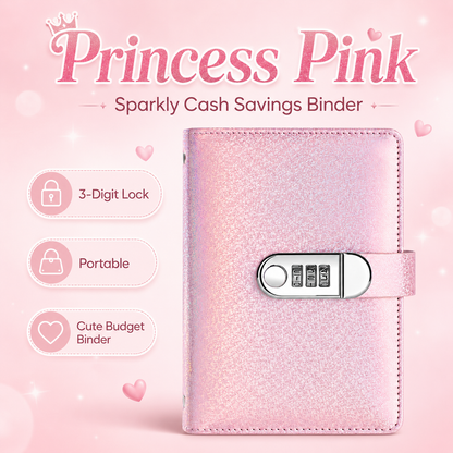 💰 Lockable Cash Savings Binder with 100 Pages