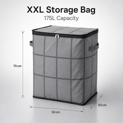 XXL Foldable Storage Bag with Reinforced Handles