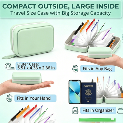 💊The Ultimate A8 Waterproof Binder Pill Pouch Set