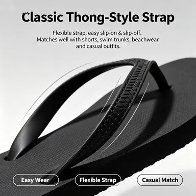 Fun footprint flip-flops, unisex summer beach sandals