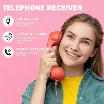 ☎️❤️Retro telephone handset with Type-C interface
