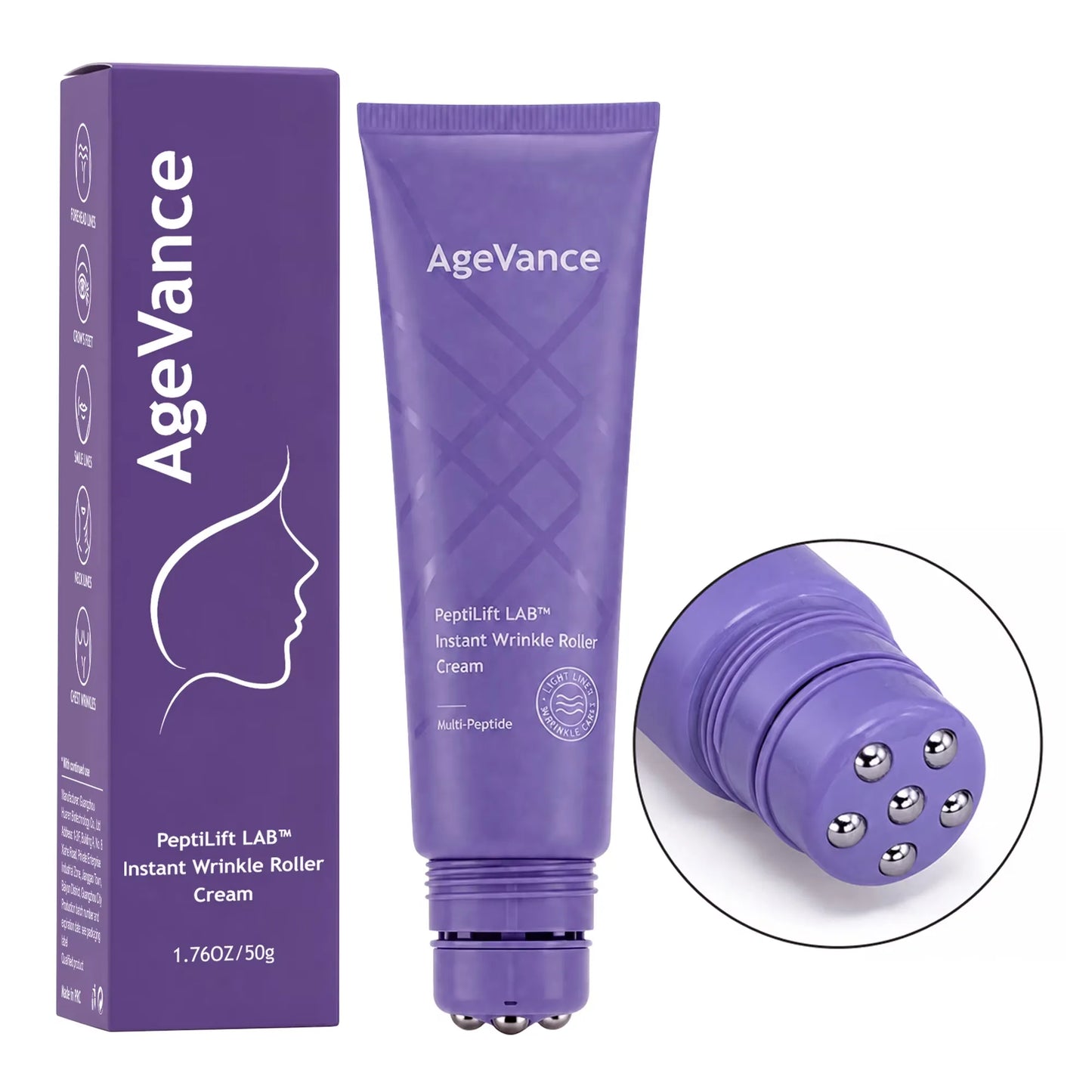 🧴Neck Firming Cream With Roller Massage