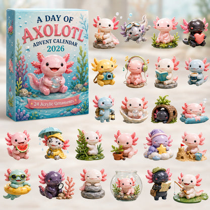 ✨CHRISTMAS KICKOFF 49% OFF - A Day Of Axolotl Advent Calendar 2026
