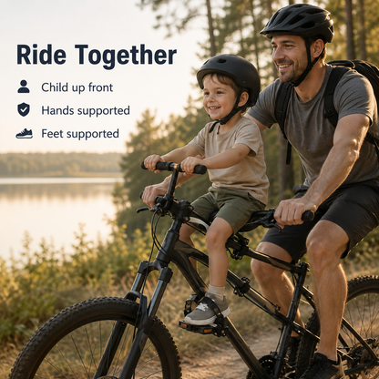 ⚡Front-Mounted Kids Bike Seat Set