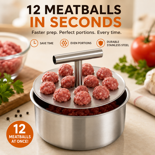 🥩🥩Meatball Maker Spoon – Stainless Steel, Non-Stick, Perfect Homemade Meatballs