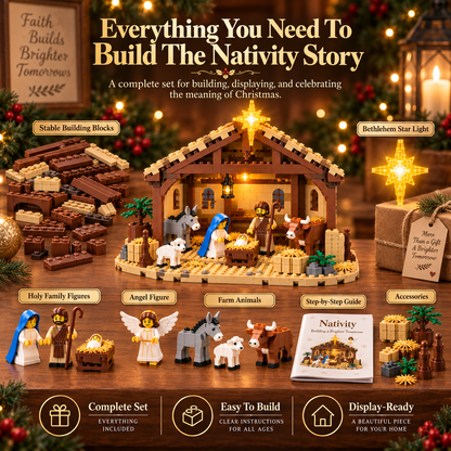 🔥🌟The Nativity Story Building Block Set