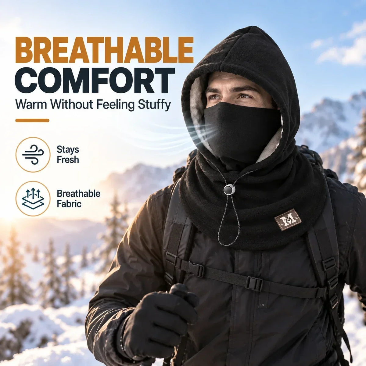 ❄️Winter Fleece Balaclava Hood – 3-in-1 Face & Neck Gaiter