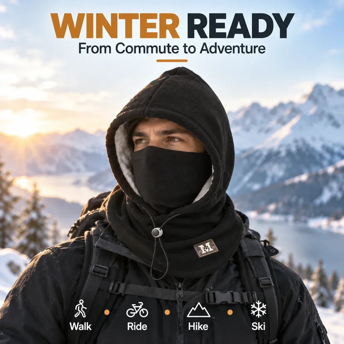 ❄️Winter Fleece Balaclava Hood – 3-in-1 Face & Neck Gaiter