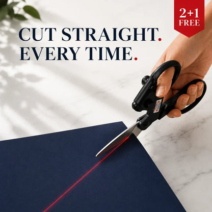 Laser-Guided Precision Scissors ✂️ See Your Cutting Line Before You Cut
