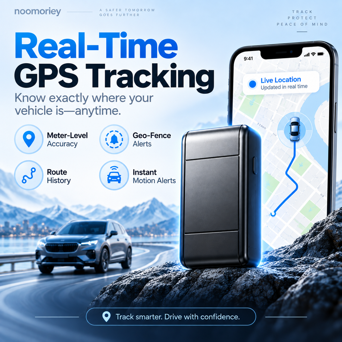 🔥Vehicle GPS Tracker – Real Time Location & Anti Theft Device