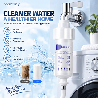 💧5-Micron Sediment Pre-Filter – Protects Appliances, G1/2 Fit