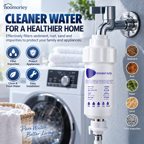 💧 50% OFF 5μm Sediment Water Filter – Cleaner Water For Washing Machine & Home