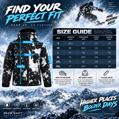 ❄️ Snow-Activated Jacket – Two Looks in One