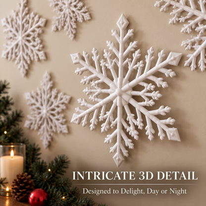 🧊LED Snowflake Wall Lights — 3D Christmas Wall Decor