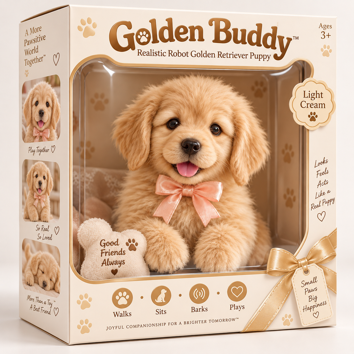 🔥HOT SALE SAVE 49% – Realistic Robot Golden Retriever Puppy