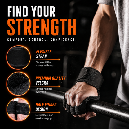 New Ventilated Weight Lifting Workout Gloves