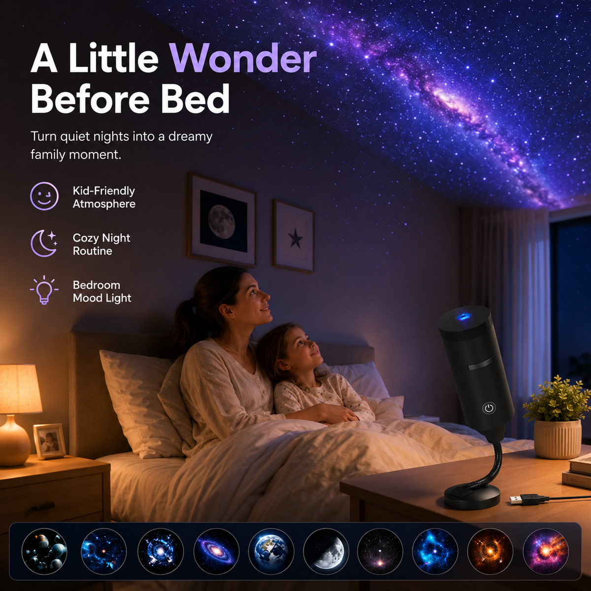 🌟  Plug-and-Play HD Star Projecto