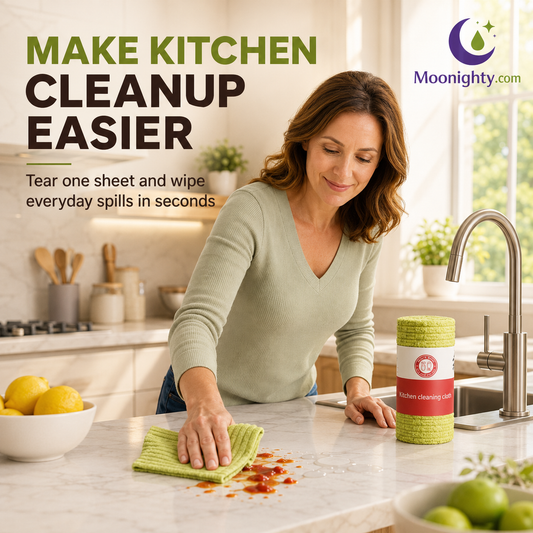 🗞️Multipurpose Reusable Tear-Off Cleaning Cloth Roll