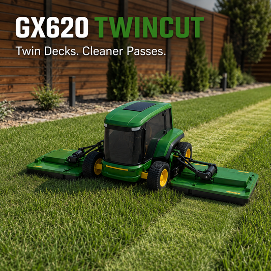 🚜 Remote Control Combine Harvester Lawn Mower with Functional Grass Cutting and Side Discharge