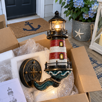 🌊Vintage Coastal Lighthouse Wall Light